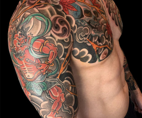 Japanese traditional tattoos by Mike Beddome