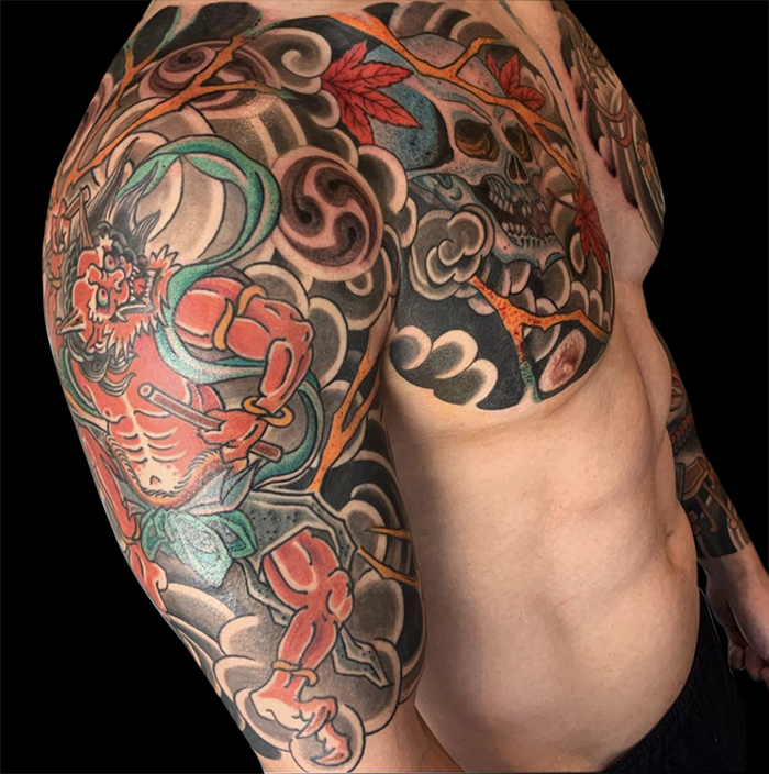 Japanese traditional tattoos by Mike Beddome